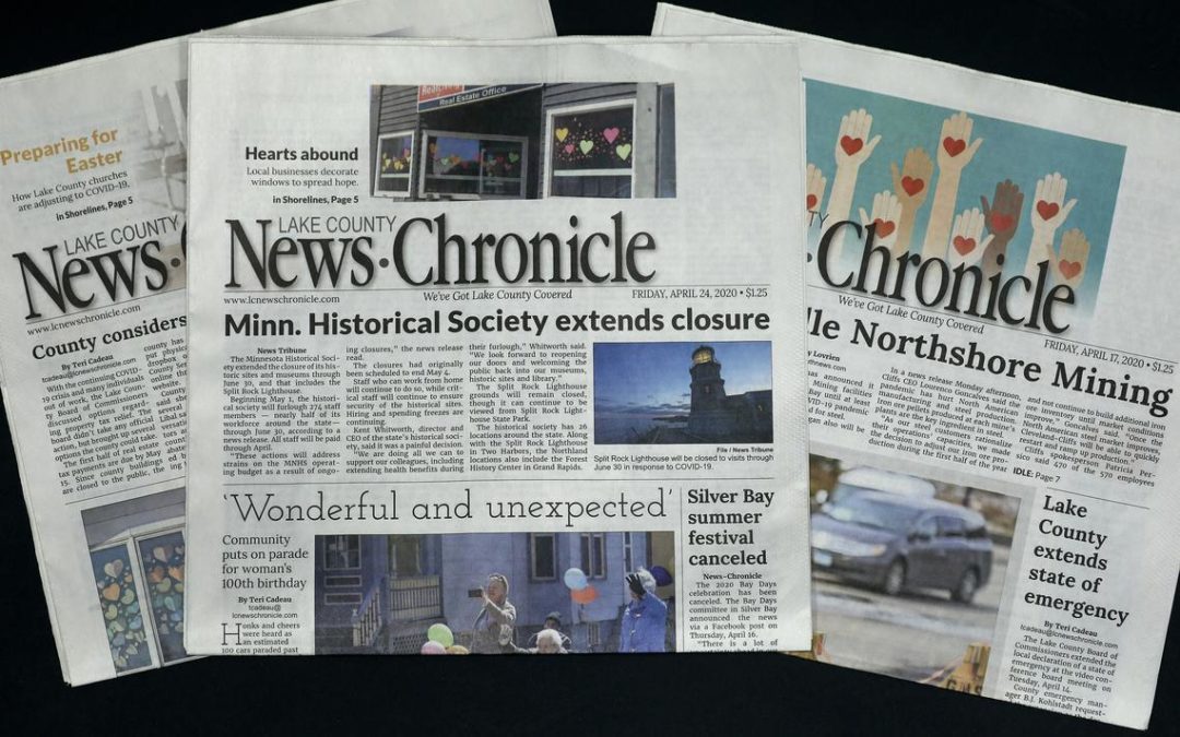 Lake County News Chronicle to cease publication | Duluth News Tribune