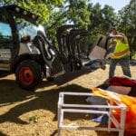 Colorado, Denver authorities sweep people camping away from park near Capitol