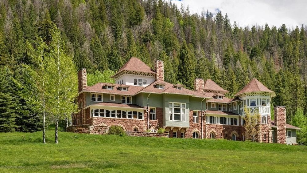 Historic Colorado Castle in the Rockies Can Be Yours—Antique Ski Lift Included