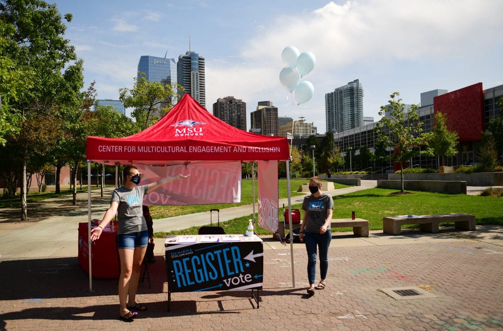 Usually political hotbeds, Colorado’s college campuses quiet as voter registration, campaigning ramps up