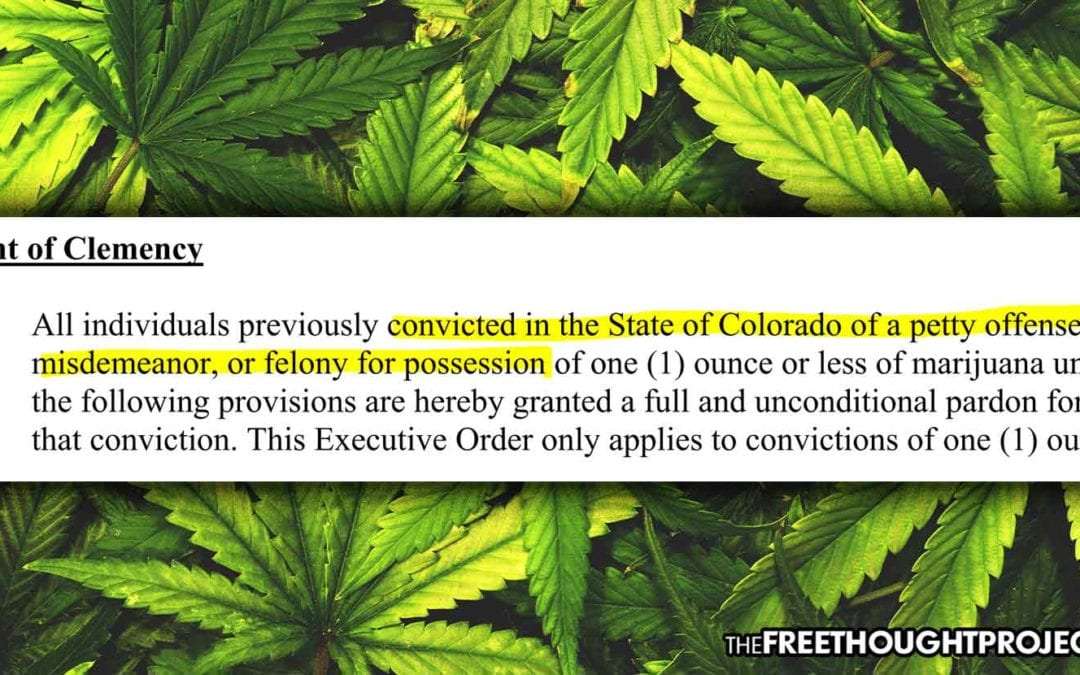 Finally! Colorado Grants Full, Unconditional Pardons to Thousands with Past Marijuana Convictions