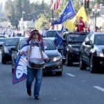 Trump caravan travels usual Rose Parade on Colorado Boulevard – Press Enterprise