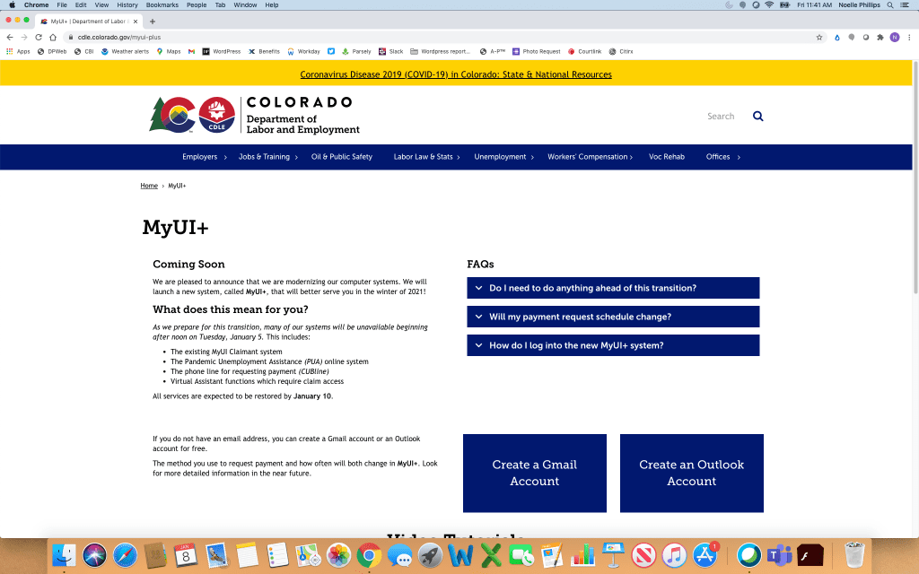 Colorado labor department plans to start processing some federal unemployment benefits again next week