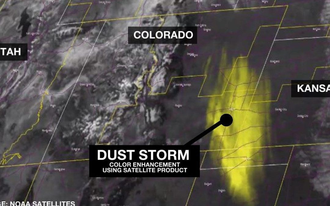 Satellite spots big dust storm over Colorado – NBC2 News