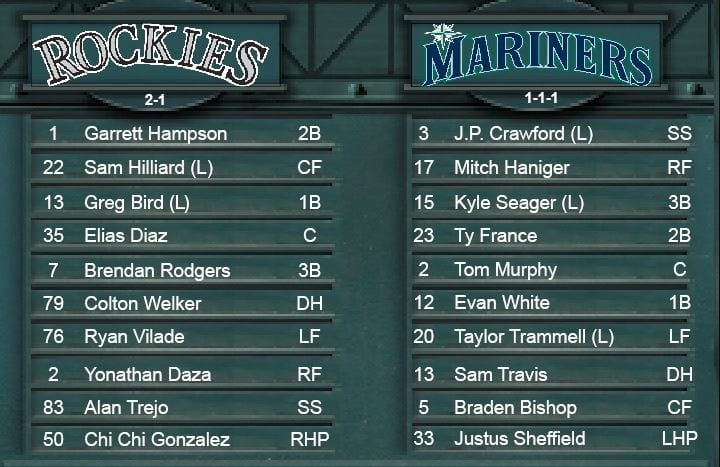 Mariners GameDay — March 4 vs. Colorado