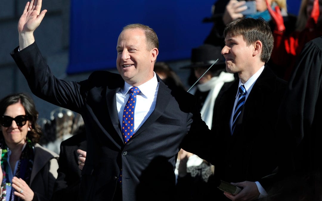 Colorado Gov. Jared Polis and his longtime partner, Marlon Reis, are engaged
