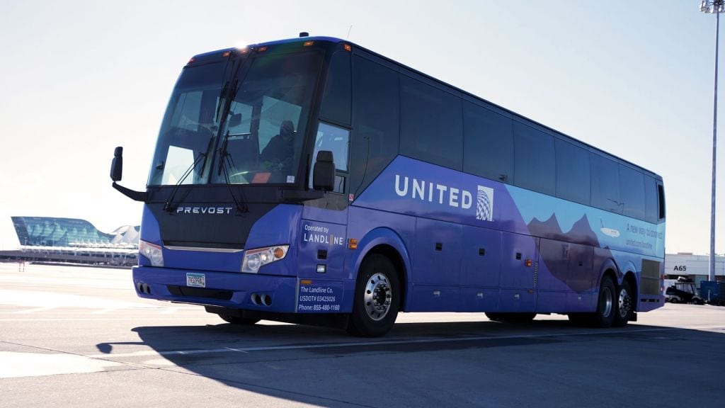 United Airlines introduces bus service straight from a DIA concourse to the base of a Colorado ski resort