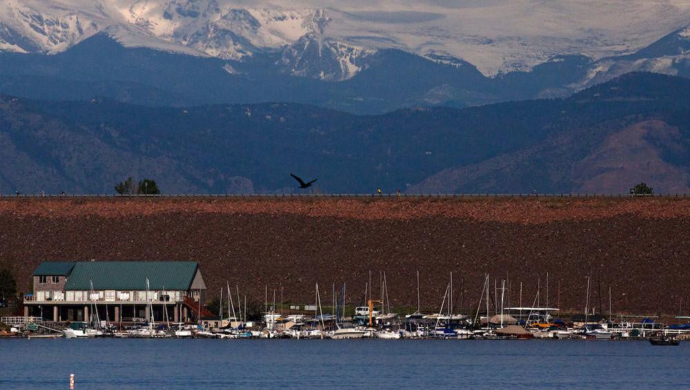 Rescue divers searching for missing person, dog in Colorado reservoir as severe storms move in | OutThere Colorado