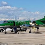 Photos show the cabin roof of a cargo plane that survived a mid-air collision over Colorado