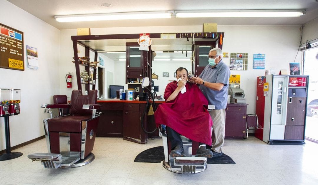 A Colorado Springs barber celebrates 50 years in the business of haircuts and help