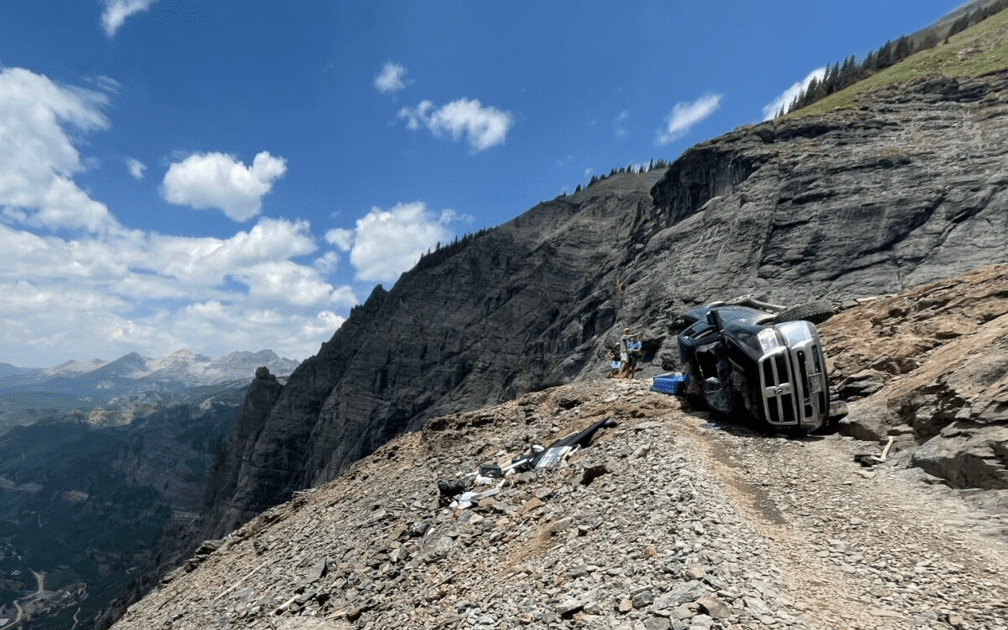 Rollover crash closes ‘most dangerous’ mountain pass in