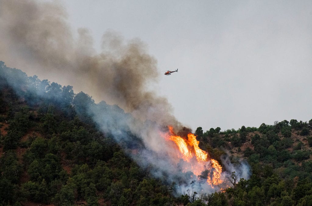Colorado wildfires: Dry conditions slowing progress as Morgan Creek Fire grows