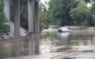 Colorado Springs weather: Downpour floods streets; lightning causes power outage