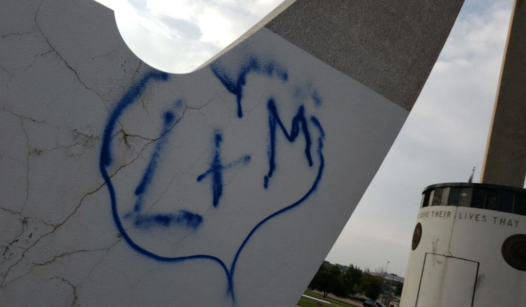 Monuments in Colorado Springs’ Memorial Park vandalized with profane graffiti