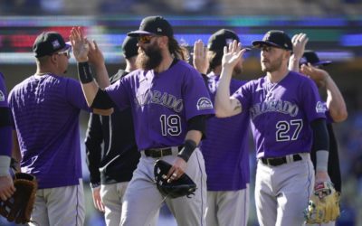 Senzatela dazzles as Colorado Rockies shut out Dodgers to win road series