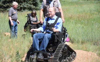 Colorado state park to celebrate 1,000th trip on motorized wheelchair for disabled hikers | OutThere Colorado