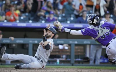 Giants pull ahead in ninth inning to sweep Colorado Rockies again