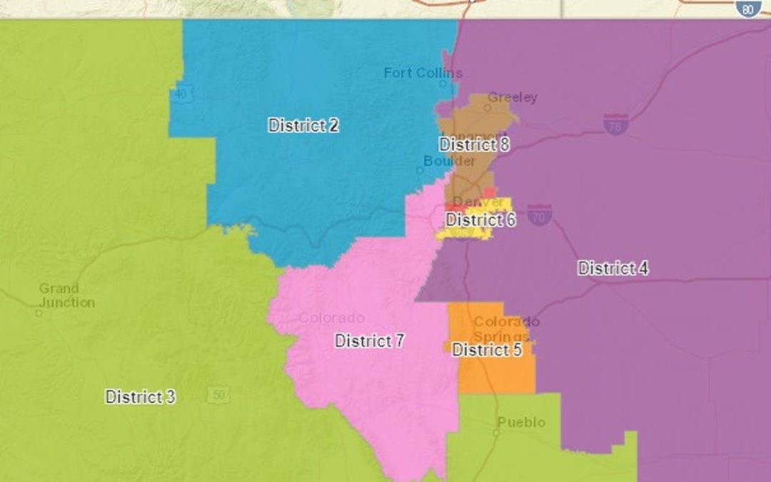 Colorado redistricting commission has chosen the state’s next congressional map