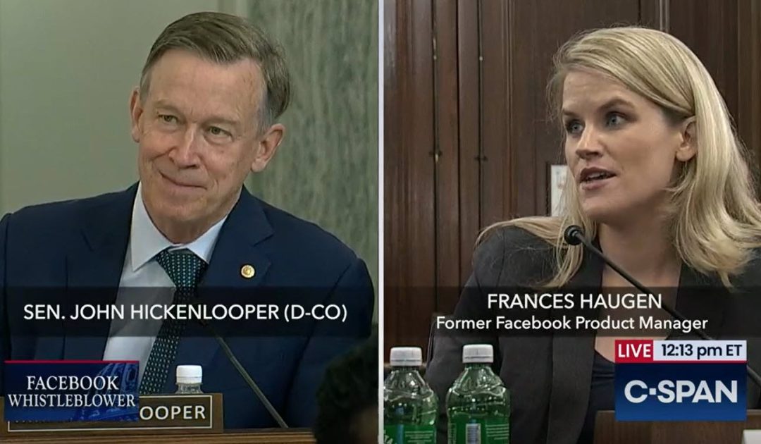 Hickenlooper’s Facebook investment draws fresh scrutiny after he pitched softballs in Senate hearing | Colorado Peak Politics