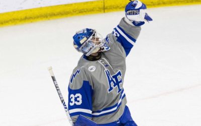 ‘C’ on goaltender just the start as Air Force hockey looks to exhibition against Colorado College, upcoming season