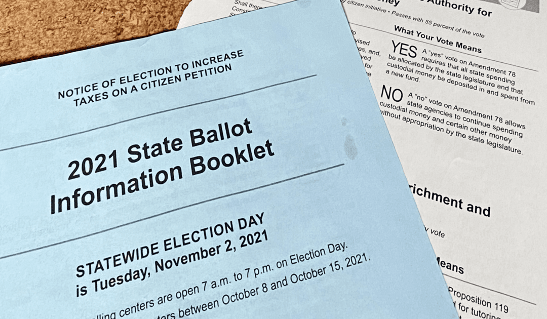 Here’s what’s on the ballot for all Colorado voters | Elections 2021