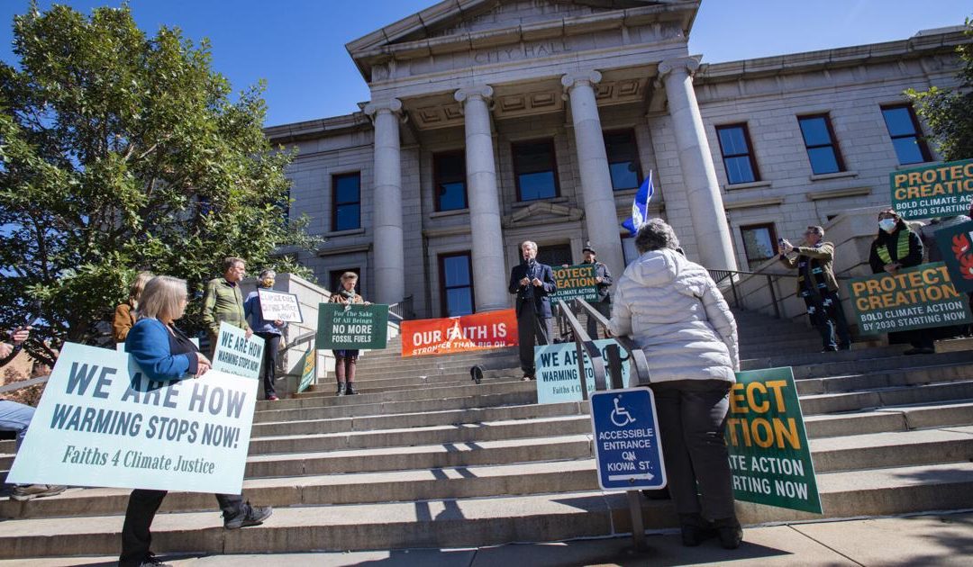 ‘Destroying the planet is against our religion,’ say Colorado Springs religious leaders at climate protest