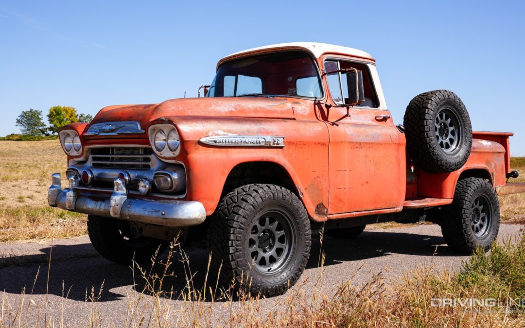 Off-Road Restomod Colorado Forest Service Truck: Classic ’59 Chevy Apache Truck Riding on a ’13 Cadillac Chassis
