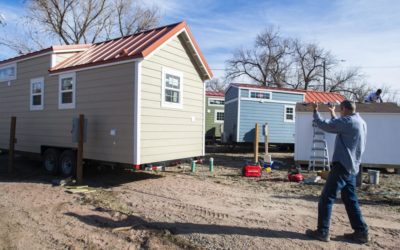 First residents of tiny homes for the homeless village in Colorado Springs to move in this month