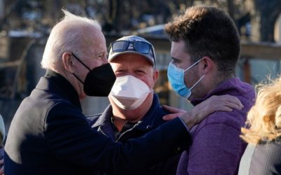 “Hang on to one another”: Joe Biden consoles Marshall fire survivors during Colorado visit