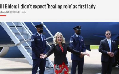AP Touts Jill Biden’s ‘Healing Role,’ Trashed Melania Trump’s ‘Marketing Ploy’